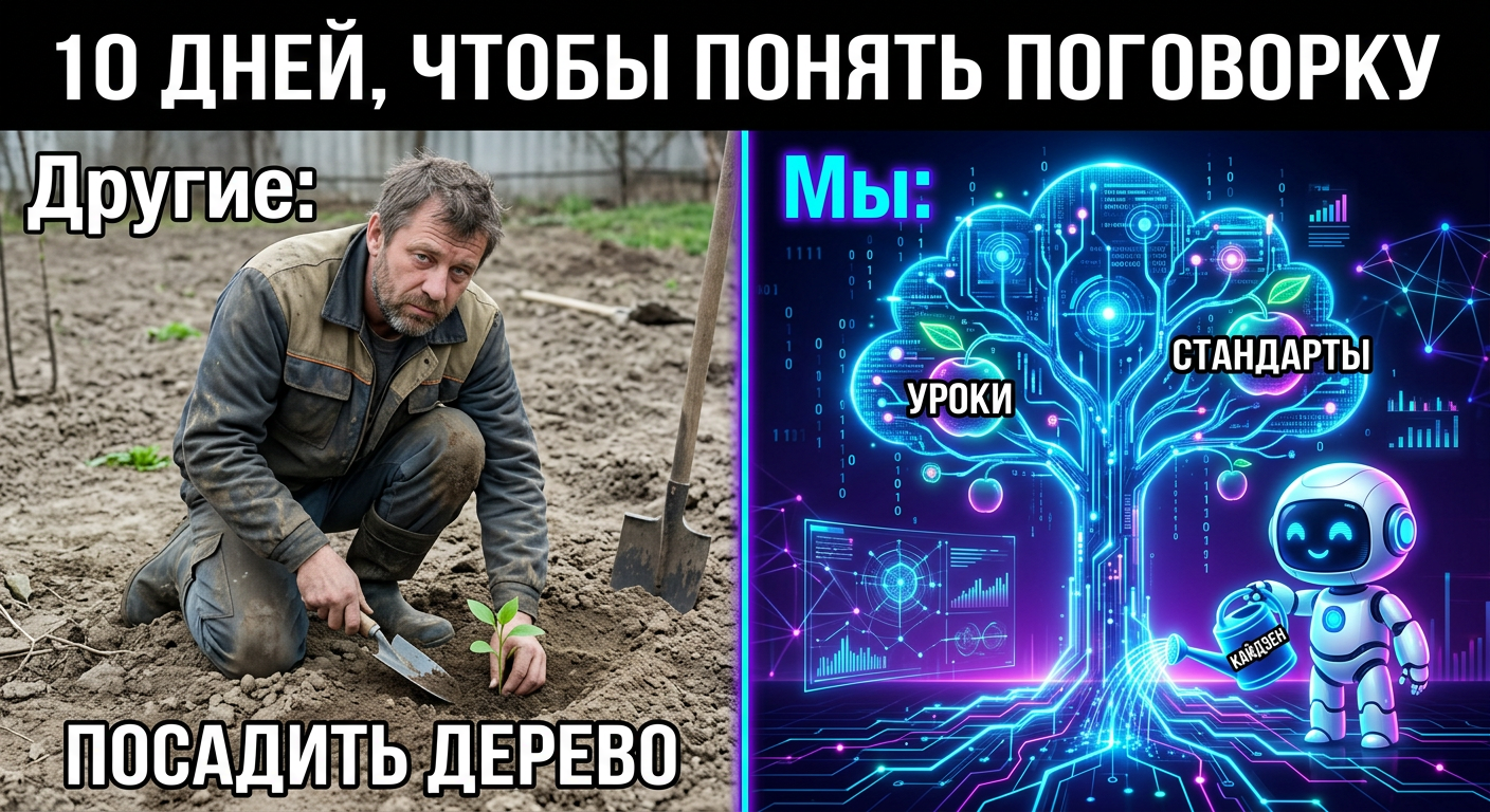 Кайдзен-мем: другие сажают яблони, мы выращиваем Дерево Знаний
