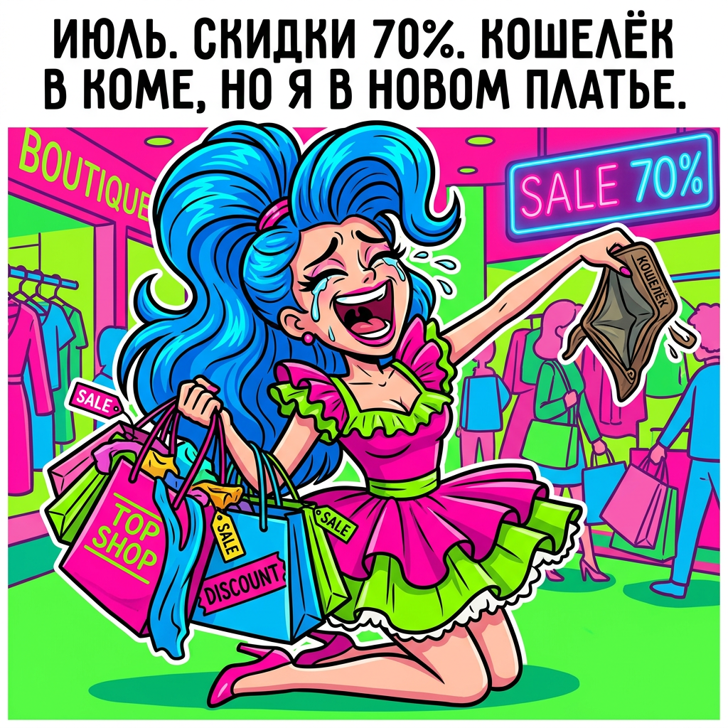 ИЮЛЬ. СЕЗОН СКИДОК. МОЙ КОШЕЛЁК ТЯЖЕЛО ДЫШИТ, А Я ВСЁ ЗАКАЗЫВАЮ.