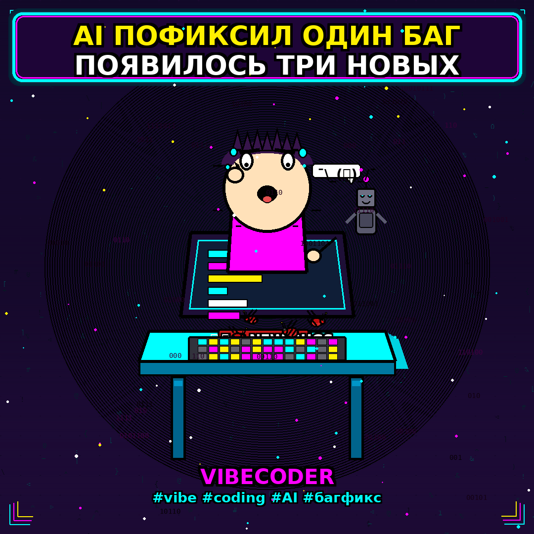 AI сказал: 'я пофиксил один баг'. Появилось три новых.