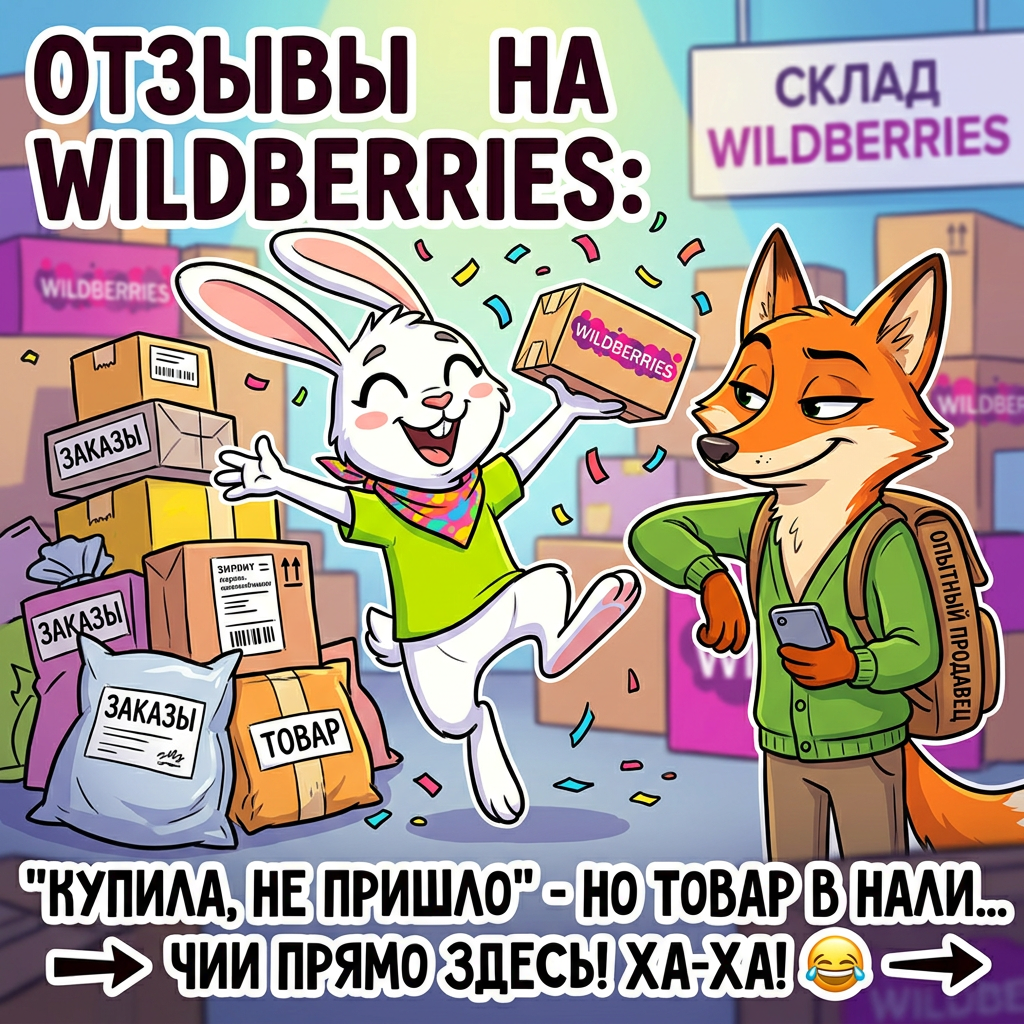 Отзывы на Wildberries: "Купила, не пришло" - но товар в наличии