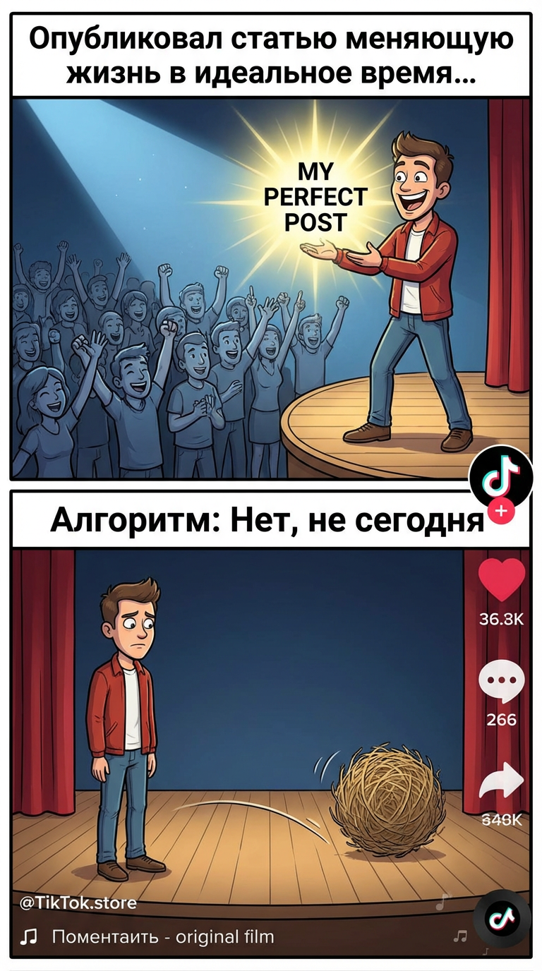 Блогер делает лицо для сторис