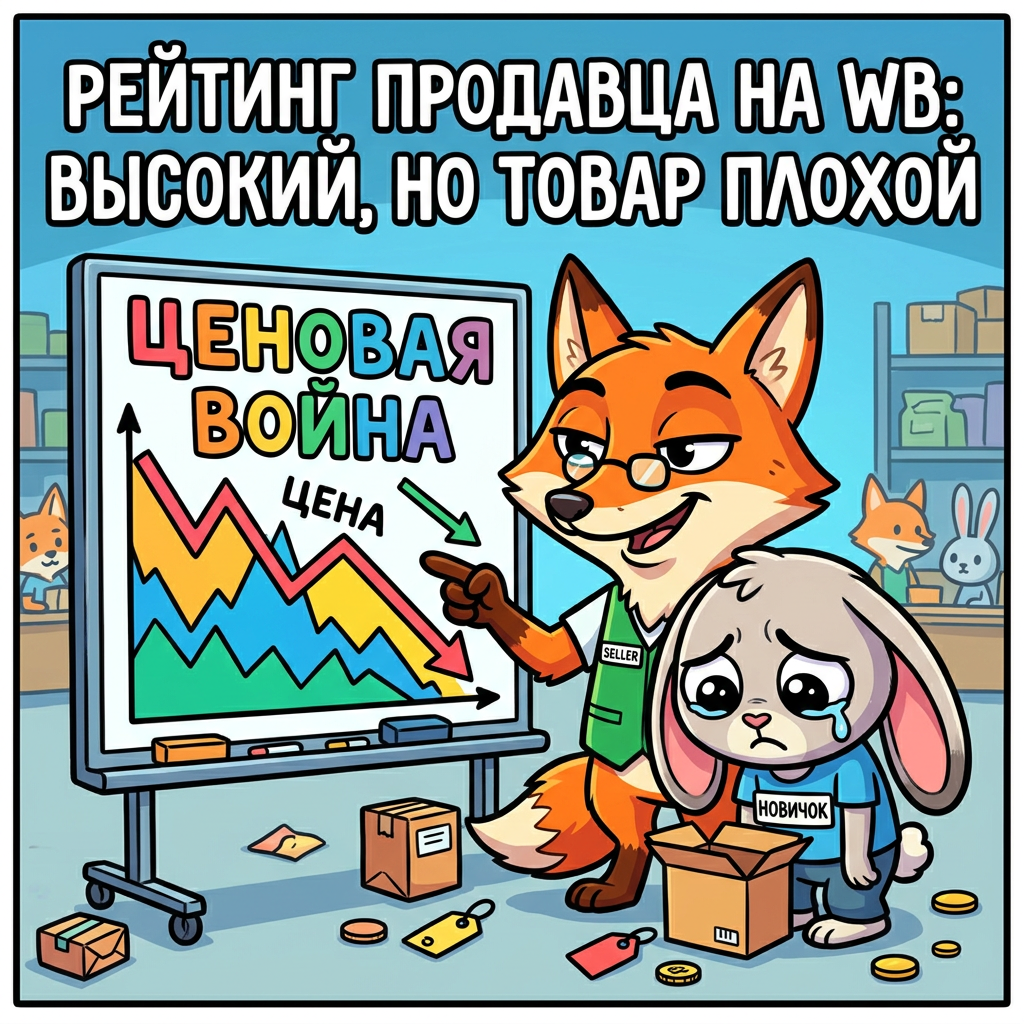Рейтинг продавца на WB: высокий, но товар плохой